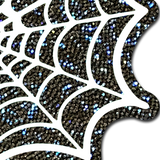 Glow in the Dark Glitter Spider Web Nipple Covers – Waterproof Reusable Halloween Pasties