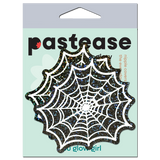 Glow in the Dark Glitter Spider Web Nipple Covers – Waterproof Reusable Halloween Pasties