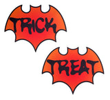 Blood Orange Halloween Trick or Treat Bat Nipple Pasties