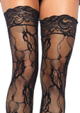 Rose Lace Thigh Highs
