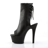 Black 6inch Ankle Boot Heels