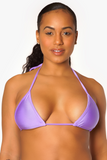 Lavender Triangle Bikini Top
