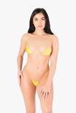 Yellow Micro Mini Bikini Set
