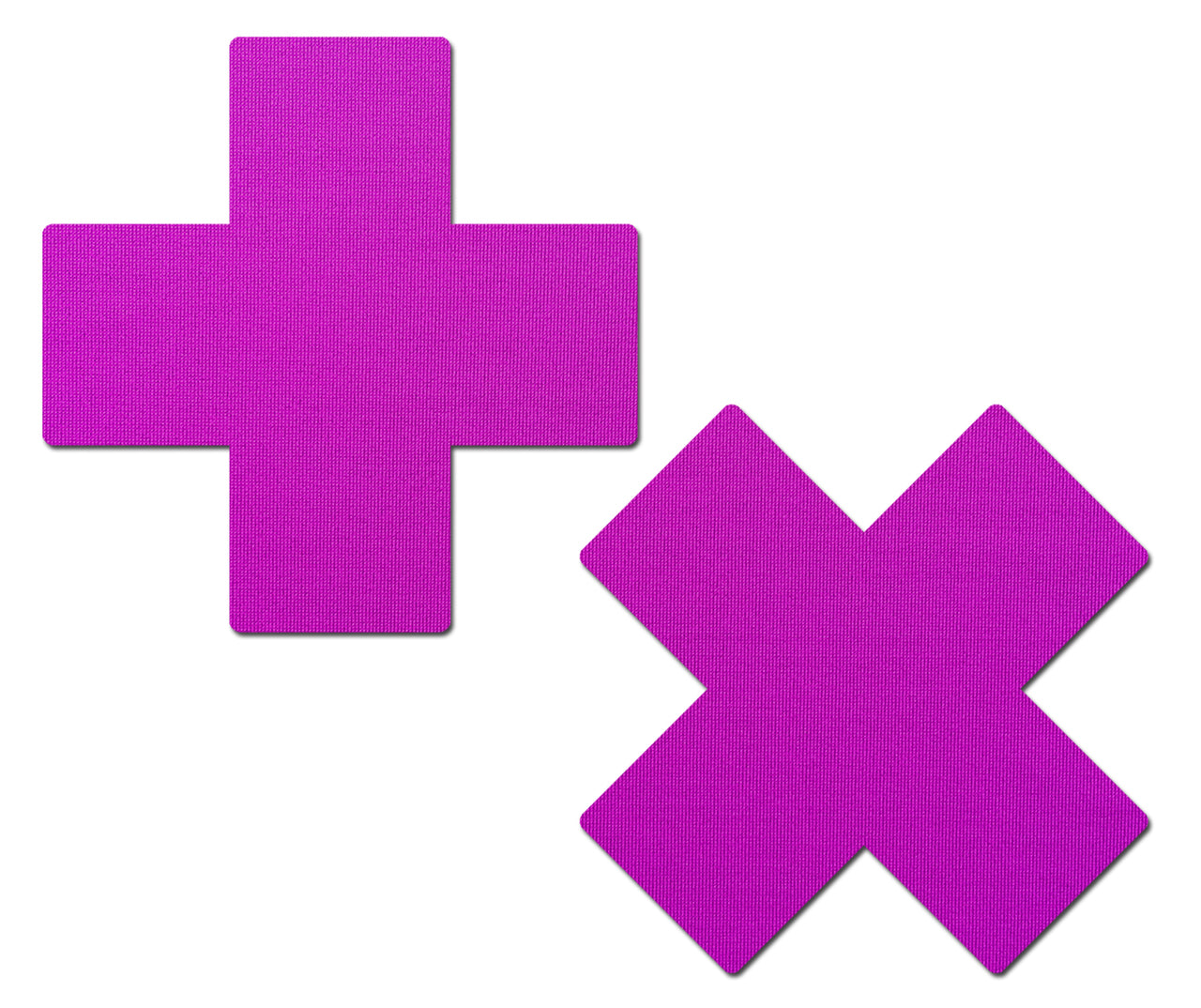 Purple matte cross pasties
