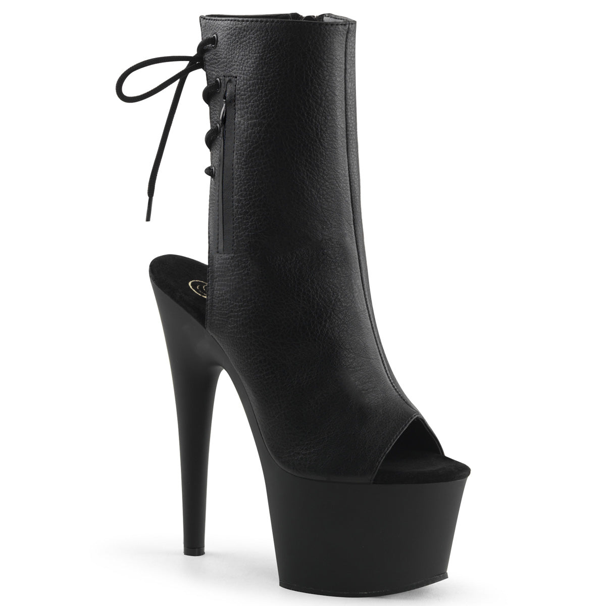 Black 6inch Ankle Boot Heels