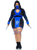 Plus Blue Dragon Ninja Costume