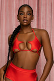 Red Star Bikini Top
