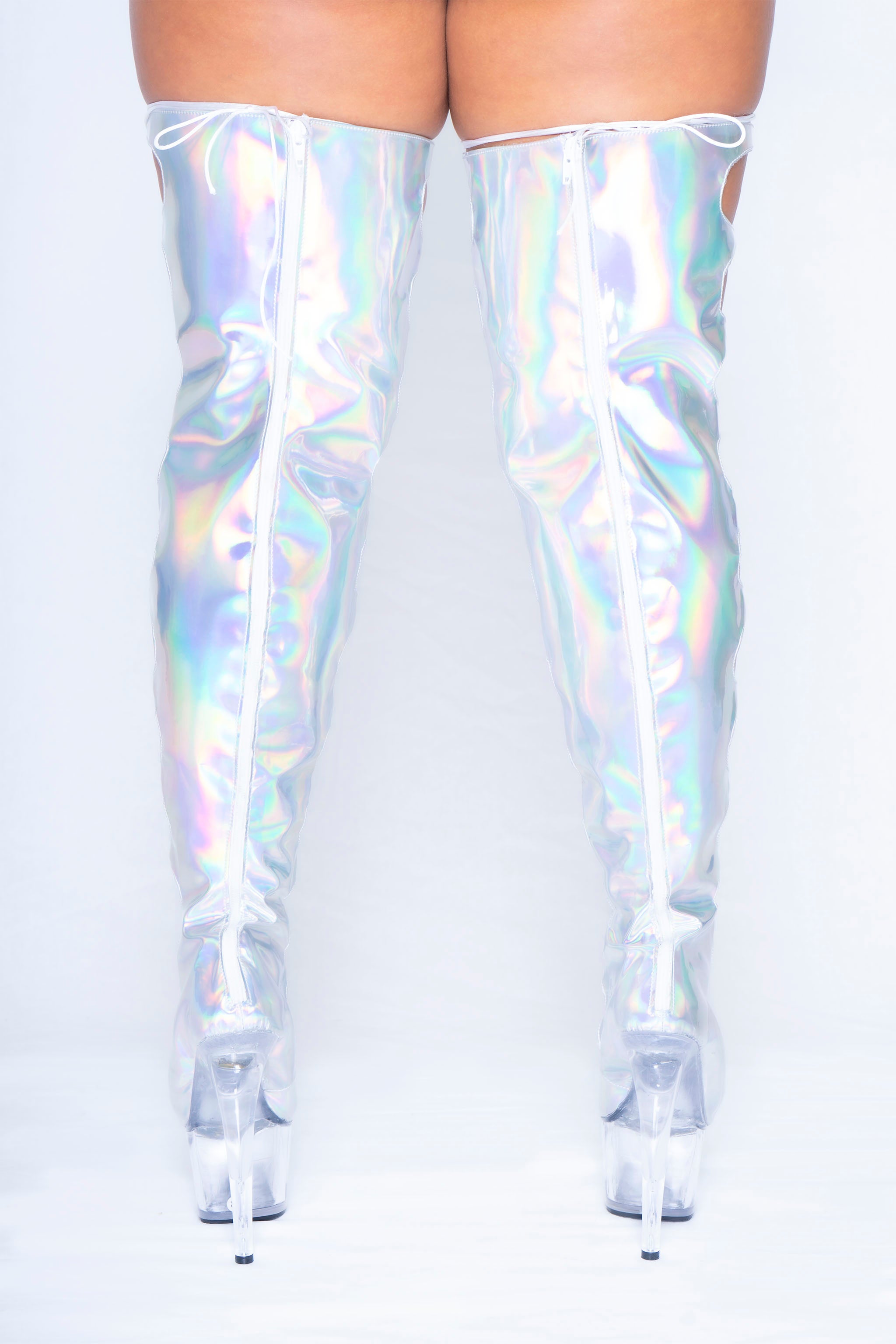 Hologram Hot Girl heels
